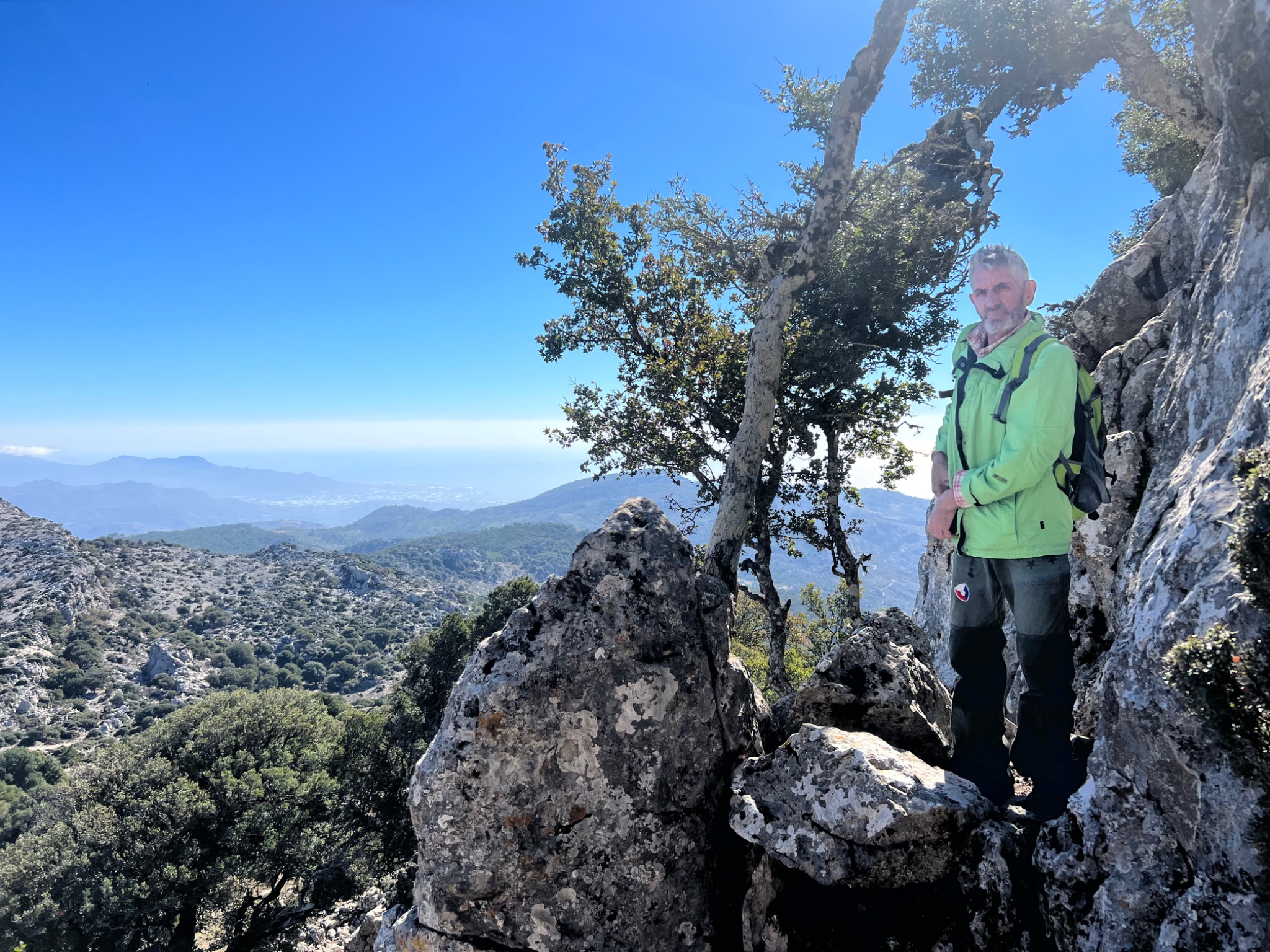 George Afordakos in the mountains of Crete